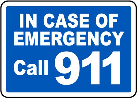 Call 911 Sign Claim Your 10 Discount