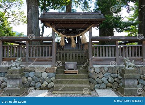 Hida Ichinomiya Minashi Shrine Een Beroemde Historische Site In