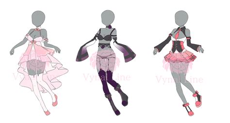 Outfit Adopts Closed By Vynalline On Deviantart Character Design