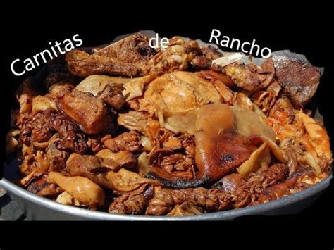 Rinse and dry the pork shoulder, rub all over with salt and pepper. Auténticas Carnitas de Michoacán, La Piedad Mich,el Rancho ...