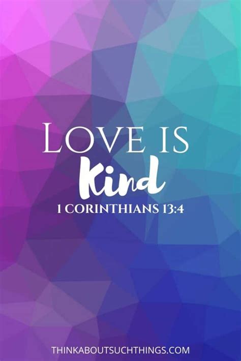 25 Inspirational Bible Verses About Kindness Think About Such Things
