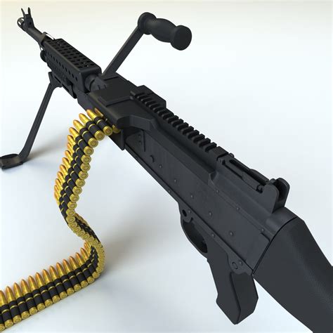 3d M240 Machine Gun