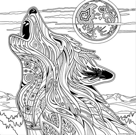 Coloringrocks Mandala Coloring Pages Animal Coloring Pages Wolf