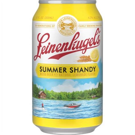 Leinenkugels Summer Shandy Lemon Weiss Beer 12 Fl Oz Kroger
