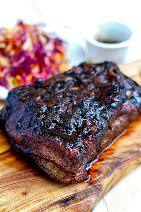 Slow roast in the oven until the internal temperature reaches 175 degrees f. Oven-Cooked Brisket With Worcestershire & Balsamic Reduction