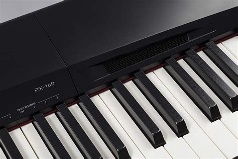 The sleek black finish gives it an elegant and modern look. Review: Casio Privia PX-160 - Well-known Digital Piano
