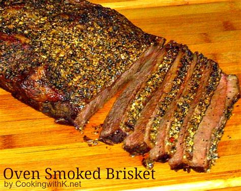 Slow roast in the oven until the internal temperature reaches 175 degrees f. Cooking with K: Oven Smoked Brisket {Granny's Recipes}