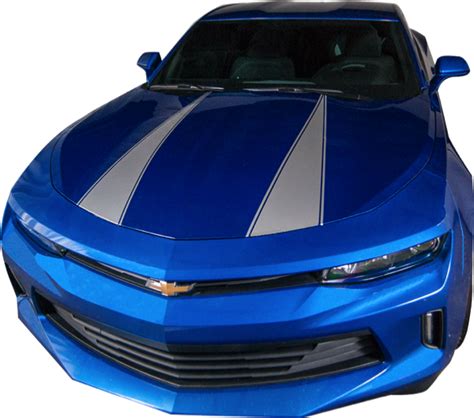 2016 18 Camaro Hood Stripe With Accent Stripe Kit Stencils And Stripes Unlimited Inc