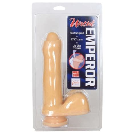Uncut Emperor Soft Suction Cup Dong Ivory Sex Toys Adult