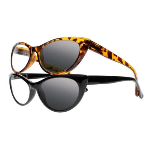 Black Tortoise Cat Eye Transition Photochromi Reading Glasses Sunglasses Readers Ebay