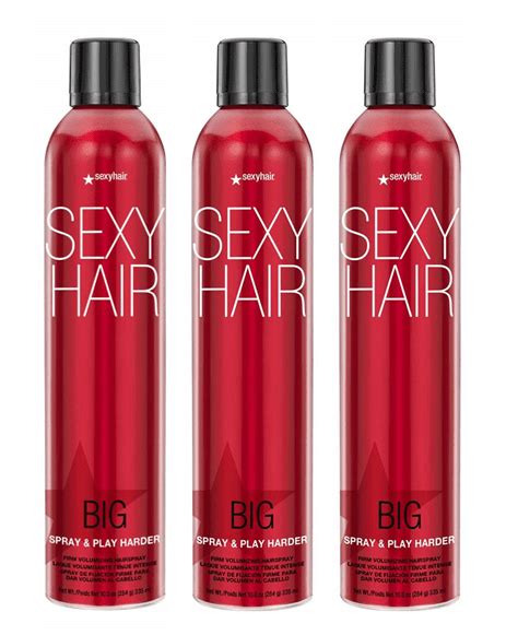 Sexy Hair Big Sexy Hair Spray And Play Harder 3 Ct 10 Oz