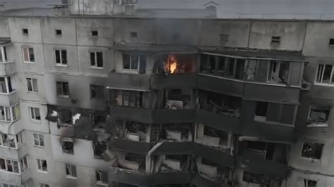Wojna Na Ukrainie Miasto Pod Kijowem Kompletnie Zniszczone Nagranie Z