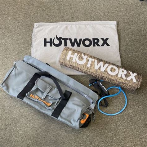 Hotworx Combo Yoga Mat X Mat Towel Resistance Bands Hotworx Bag Ebay