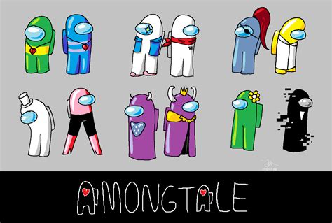 I Was Bored So I Drew Undertale Characters As Among Us Characters In