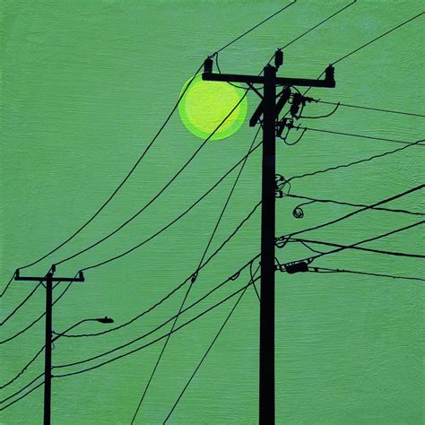 Power Line 11 By Dan Mccarthy Dark Green Aesthetic Green Aesthetic
