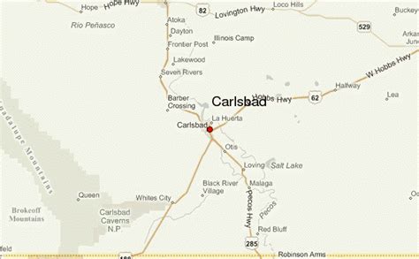 35 Carlsbad New Mexico Map Maps Database Source