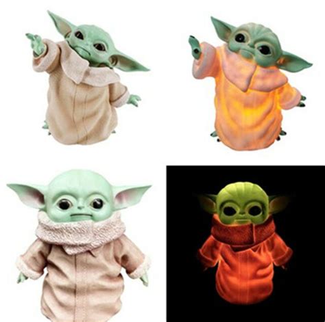 Star Wars Baby Yoda Glowing Action Figure Night Light The Force Awakens