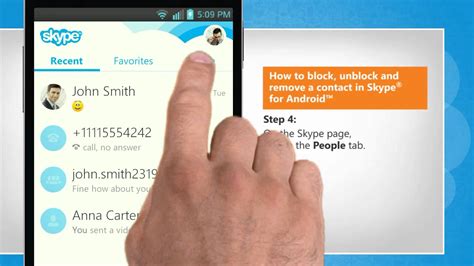 How To Block Unblock And Remove A Contact In Skype For Android On Lg