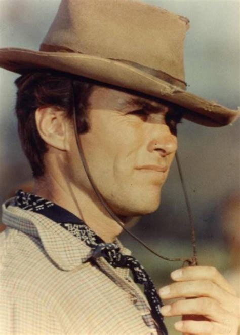 Clint Eastwood On The Set Of Rawhide Clint Eastwood Photo 40145774