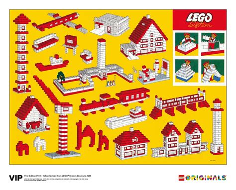 Yellow Spread Lego Systém Brochure 1958 5006005 Other Buy Online At