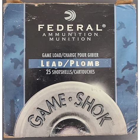 Federal 16 Ga Shotgun Shells 25 Rds 2 34 X No 6 Shot