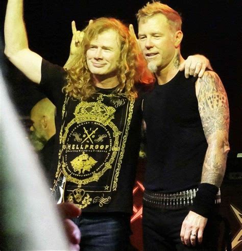 Dave Mustaine Megadeth And James Hetfield Metallica Heavy Metal Radio