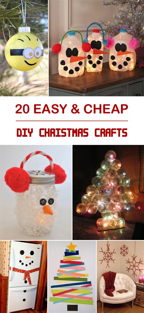 easy cheap diy christmas crafts