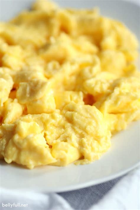 How To Make The Absolute Best Scrambled Eggs Belly Full