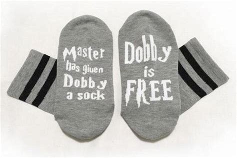 Fun Sokken Harry Potter Master Has Given Dobby A Sock