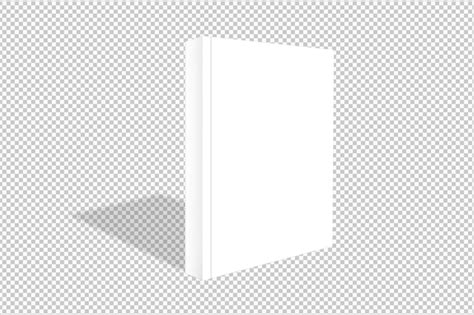Isolated White Book With Shadow A Free Psd Template For Book Cover