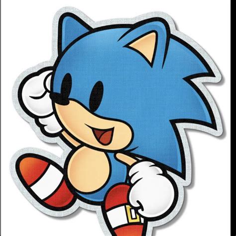 Paper Sonic Sonicthehedgehog