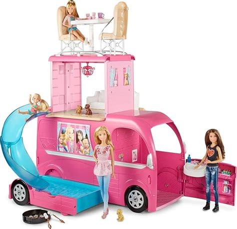 Barbie Nin Pembe Karavan Oyun Seti Amazon Tr Oyuncak