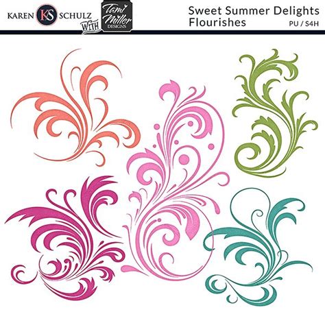 Sweet Summer Delights Flourishes Karen Schulz
