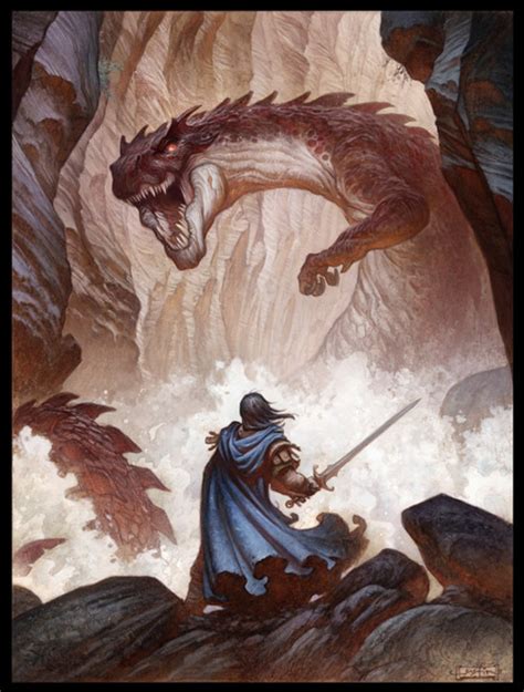 St George And The Dragon By Justin Gerard Nucleus Art Gallery And