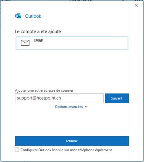 Tape Par Etape Configuration D Un Compte De Messagerie Avec Outlook Office