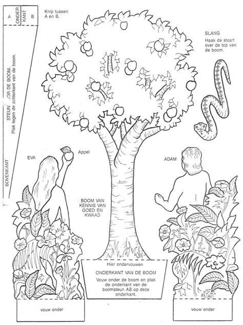Adam And Eve Coloring Page Beautiful Adán Y Eva Bibliai KifestÅ