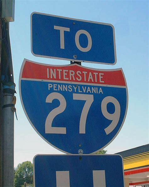 Pennsylvania Interstate 279 Aaroads Shield Gallery