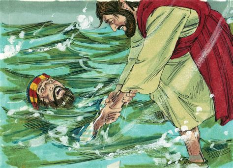 Jesus Walks On Water Bible Fun For Kids