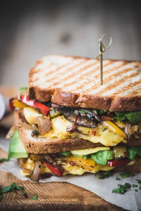 3 vegan sandwiches healthy lunch ideas. Paninis vegetarian #paninis #vegetarian - paninis ...