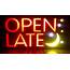 Open Late Neon Sign  QVCC