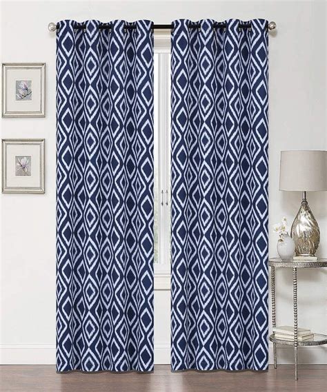 A wide variety of curtain ikat fabrics options are available to you, such as technics, use, and material. Navy Ikat Carlisle Blackout Curtains - Set of Two | Sale ...