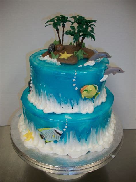 #islandbeachcake#oceanthemecake#easytutorialhello guys thank you so much for always checking out my channel and watching my videos.i love making it for you. Pin by PHLUX LOVE on My Designs | Ocean cakes, Island cake ...
