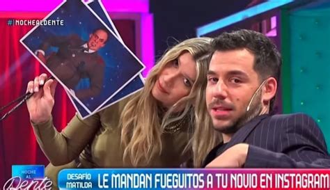 laurita fernández contó cómo reacciona cuando le tiran onda a su novio peluca en redes