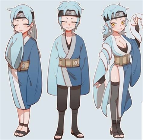Mitsuki Females Male Meninas Naruto Boruto Personagens Menina Anime