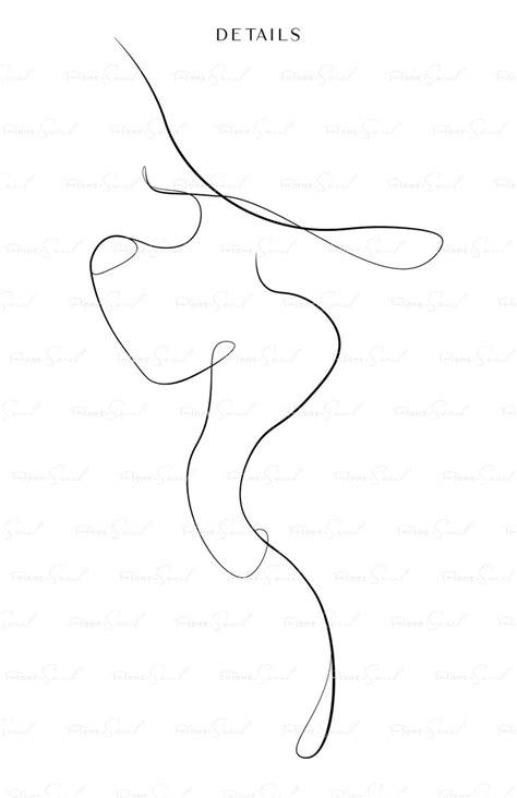 Erotic Woman One Line Art Nude Line Drawing Sexy Drawing Etsy