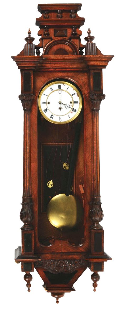 Sold At Auction 19th Century Walnut Cased Regulator Wall Clock