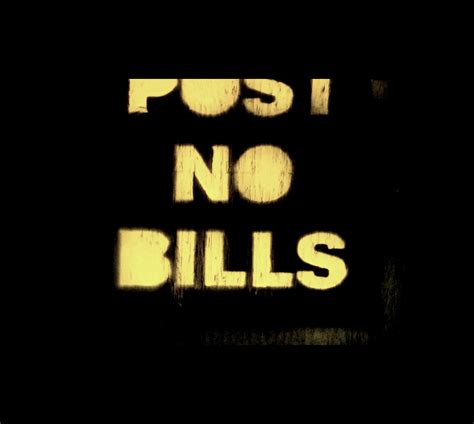 post no bills home