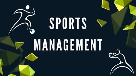 What Is Sports Management Ism Globe