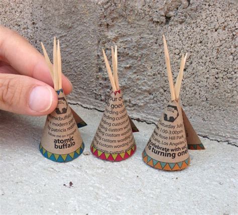 Mini Teepees Mini Teepee Toothpick Crafts Craft Stick Crafts