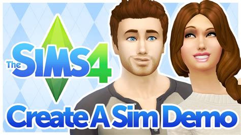 The Sims 4 Create A Sim Cas Demo Gameplay No Commentary 1080p